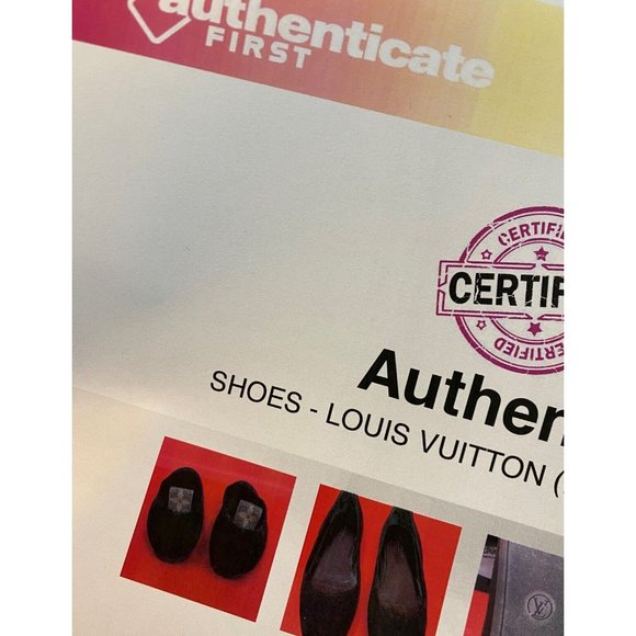 Louis Vuitton Uniformes Uniform Black Suede Logo Tabs Ballet Flats 39 1/2 M - Picture 14 of 15